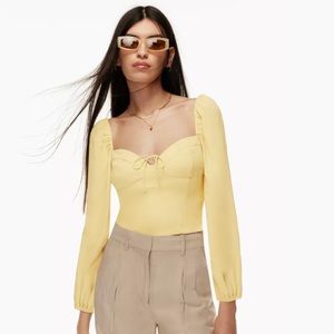 Aritzia Wilfred Novella Blouse